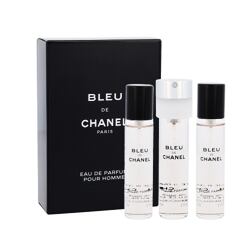 Chanel Bleu de Chanel parfumová voda - náplň s rozprašovačem 20ml+parfumová voda - náplň 2x20ml M
