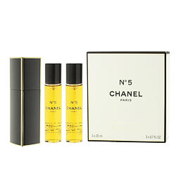 Chanel No 5 EDP plniteľný 20 ml + EDP náplň 2 x 20 ml (woman)