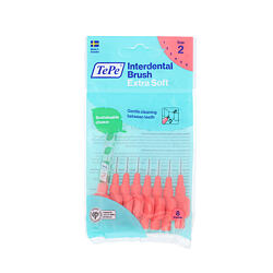 TePe Extra Soft medzizubné kefky 2 červené (0,5 mm) 8 ks
