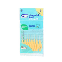 TePe Extra Soft medzizubné kefky 4 žlté (0,7 mm) 8 ks