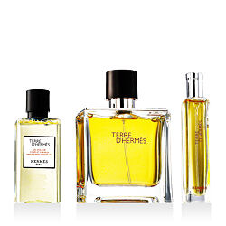 Hermès Terre D'Hermès Parfum 75 ml + Parfum 15 ml + SG na telo aj vlasy 40 ml M