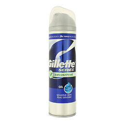 Gillette Series Sensitive gel na holenie 200 ml M