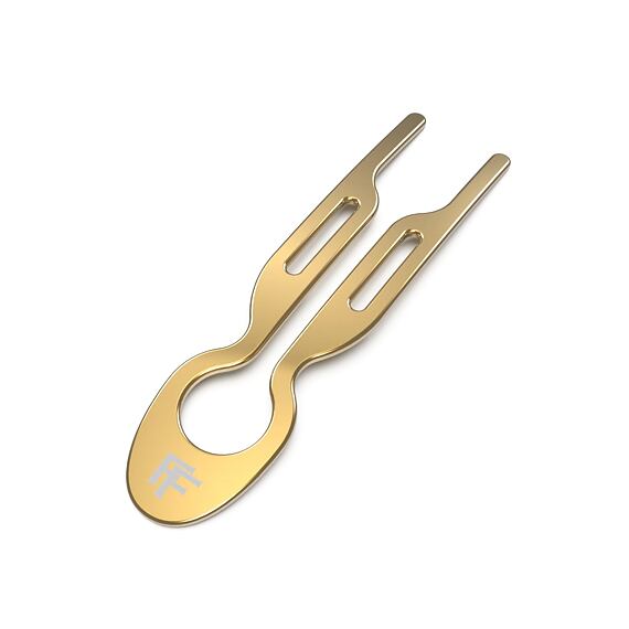 Fiona Franchimon Nº 1 Hairpin Steel (Yellow Gold Finish) 1 ks