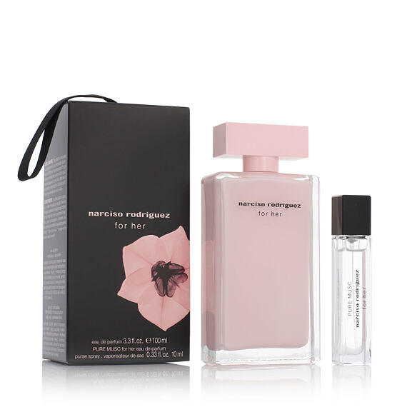 Narciso Rodriguez For Her EDP 100 ml + EDP MINI Pure Musc 10 ml (woman)