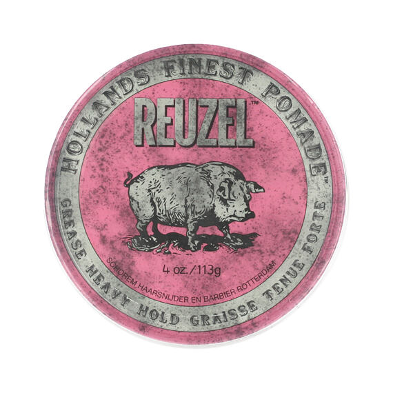 REUZEL Styling Pink Pomade Grease Heavy Hold 113 g
