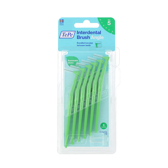 TePe Angle medzizubné kefky 5 zelené (0,8 mm) 6 ks