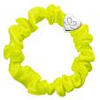 By Eloise London Silver Heart Silk Scrunchie